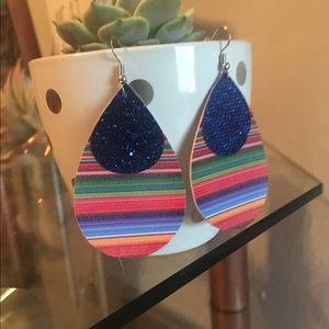 Serape earrings